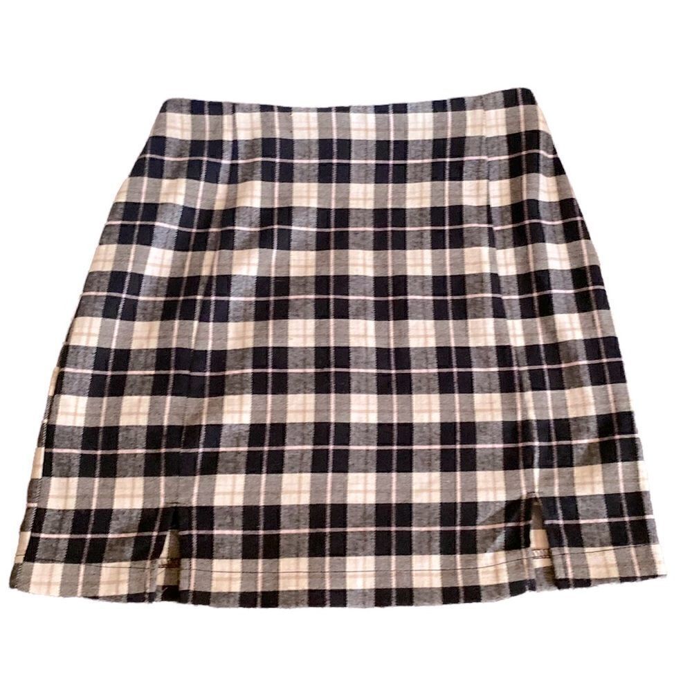 Eyeshadow Plaid Mini Skirt Size 1